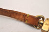 Auth Louis Vuitton Leather Strap For Pochette Accessoires Beige 11.8" Junk 8069J