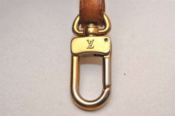 Auth Louis Vuitton Leather Strap For Pochette Accessoires Beige 11.8" Junk 8069J