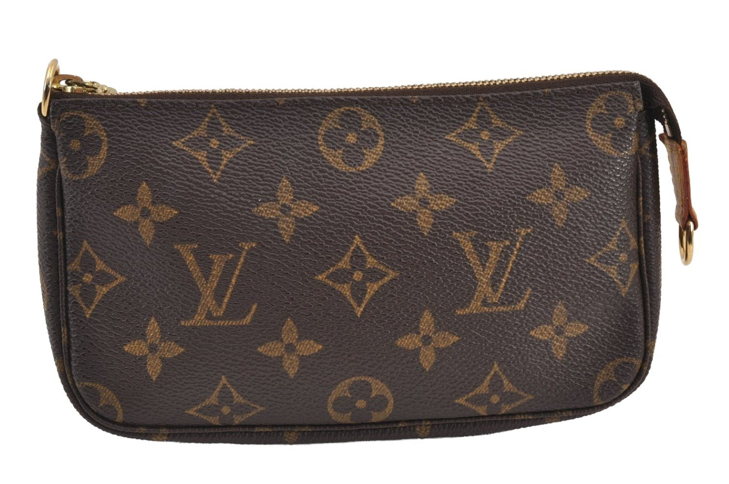 Authentic Louis Vuitton Monogram Pouch For Bucket GM LV 8070J