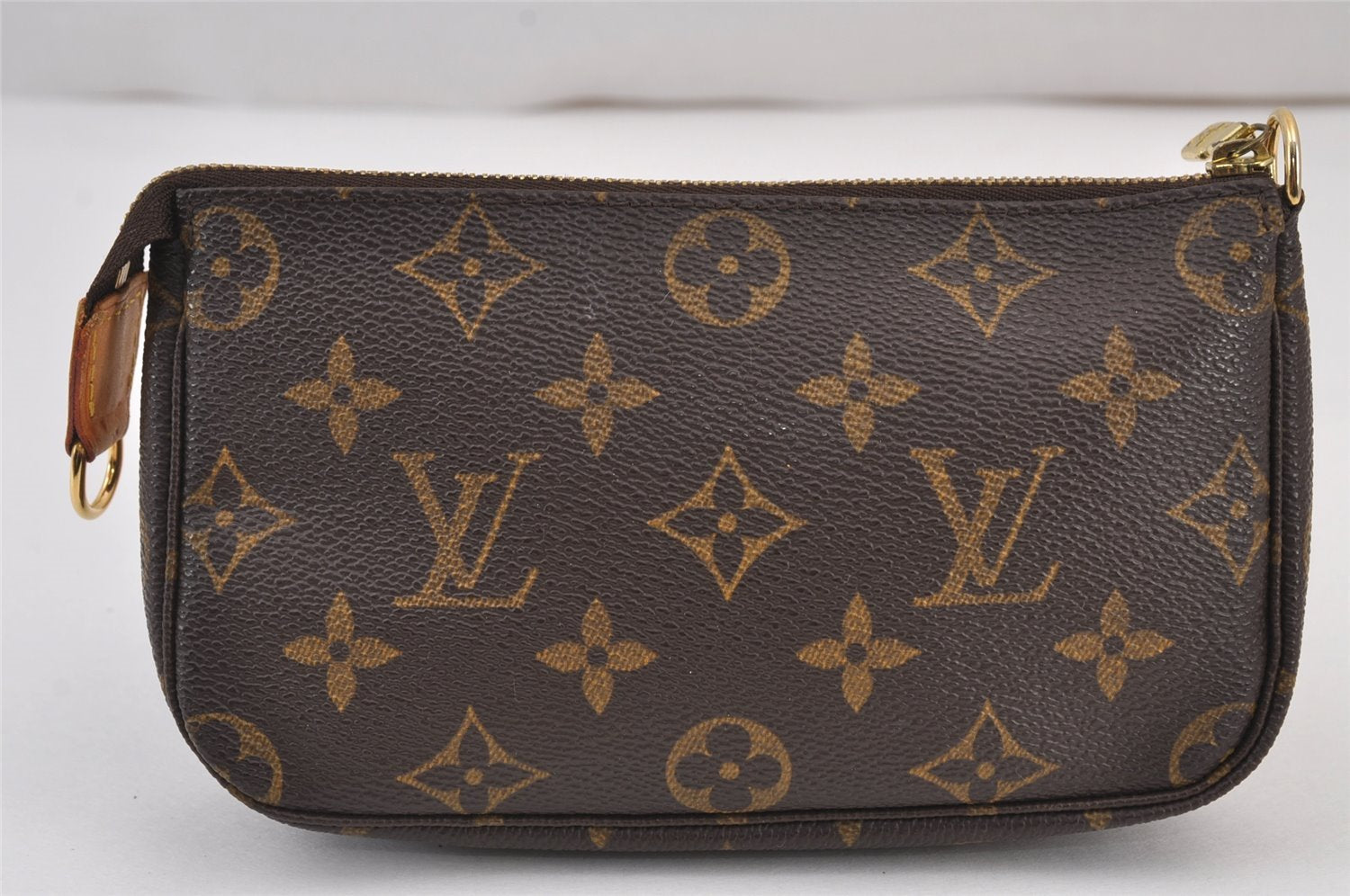 Authentic Louis Vuitton Monogram Pouch For Bucket GM LV 8070J