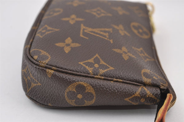 Authentic Louis Vuitton Monogram Pouch For Bucket GM LV 8070J