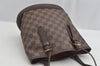 Authentic Louis Vuitton Damier Marais Bucket Shoulder Tote Bag N42240 LV 8071I