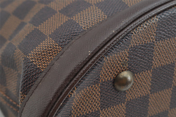 Authentic Louis Vuitton Damier Marais Bucket Shoulder Tote Bag N42240 LV 8071I