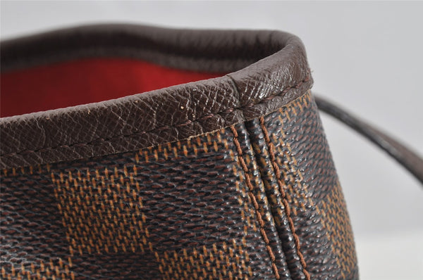 Authentic Louis Vuitton Damier Marais Bucket Shoulder Tote Bag N42240 LV 8071I