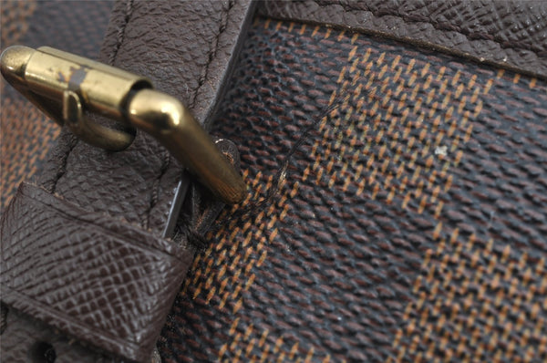 Authentic Louis Vuitton Damier Marais Bucket Shoulder Tote Bag N42240 LV 8071I