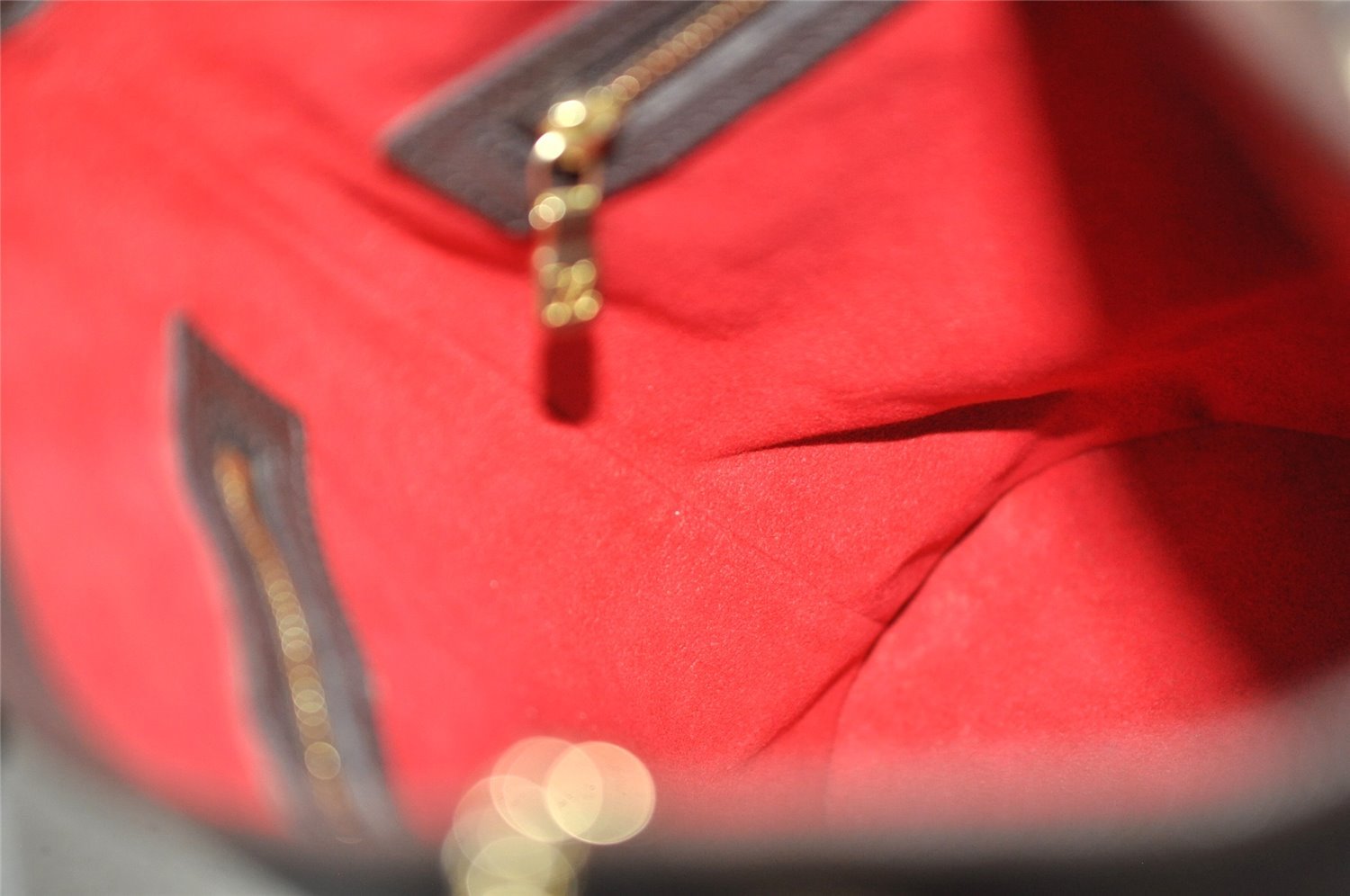 Authentic Louis Vuitton Damier Marais Bucket Shoulder Tote Bag N42240 LV 8071I