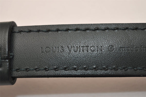 Authentic Louis Vuitton Leather Shoulder Strap Green 37-43.7" LV 8071J