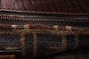 Authentic FENDI Zucca Mamma Baguette Shoulder Bag Velour Leather Brown 8073I