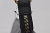 Authentic FENDI Zucchino Shoulder Cross Body Bag Purse PVC Leather Black 8074I