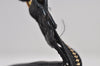 Authentic FENDI Zucchino Shoulder Cross Body Bag Purse PVC Leather Black 8074I