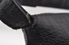 Authentic FENDI Zucchino Shoulder Cross Body Bag Purse PVC Leather Black 8074I