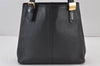 Authentic Burberrys Vintage Leather Shoulder Hand Bag Purse Black 8075J