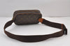 Authentic Louis Vuitton Monogram Pochette Gange Waist Body Bag M51870 LV 8077J