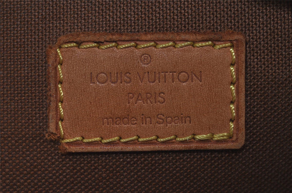 Authentic Louis Vuitton Monogram Pochette Gange Waist Body Bag M51870 LV 8077J