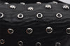 Authentic PRADA Studs Leather Nappa Chain Shoulder Hand Bag Black Junk 8078J