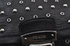 Authentic PRADA Studs Leather Nappa Chain Shoulder Hand Bag Black Junk 8078J