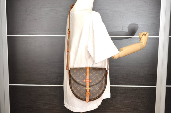 Authentic Louis Vuitton Monogram Chantilly PM Shoulder Cross Bag M51234 LV 8079I