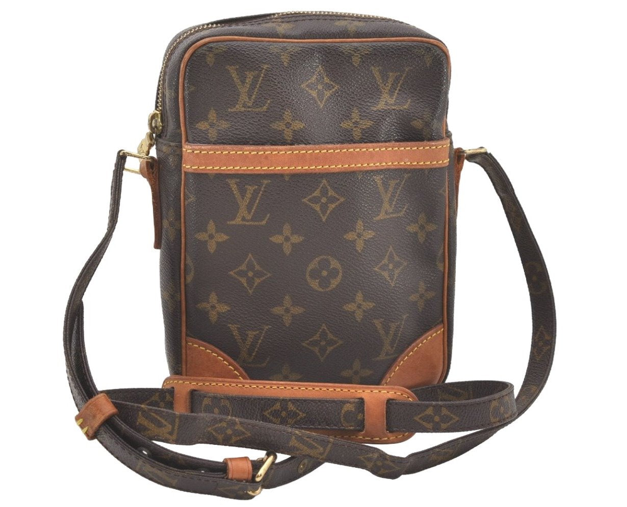 Authentic Louis Vuitton Monogram Danube Shoulder Cross Body Bag M45266 LV 8079J