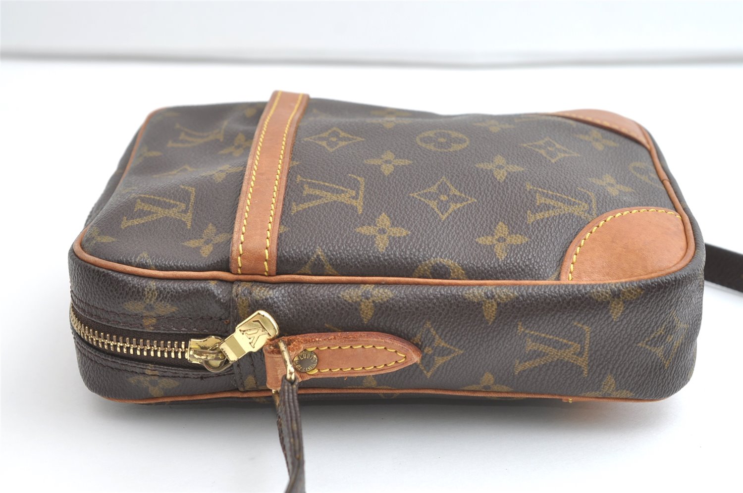 Authentic Louis Vuitton Monogram Danube Shoulder Cross Body Bag M45266 LV 8079J