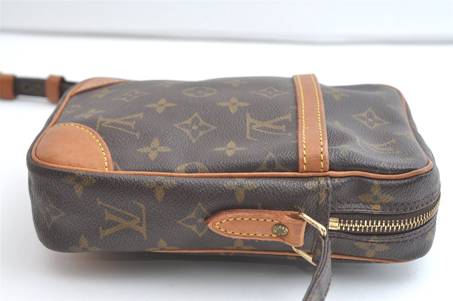 Authentic Louis Vuitton Monogram Danube Shoulder Cross Body Bag M45266 LV 8079J