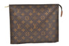 Authentic Louis Vuitton Monogram Poche Toilette 26 M47542 Cosmetics Pouch 8080J