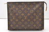 Authentic Louis Vuitton Monogram Poche Toilette 26 M47542 Cosmetics Pouch 8080J