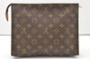Authentic Louis Vuitton Monogram Poche Toilette 26 M47542 Cosmetics Pouch 8080J