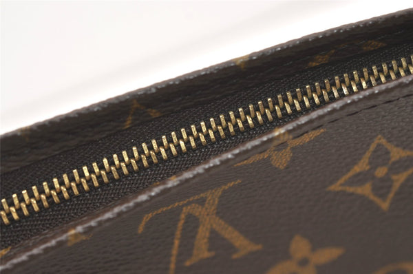 Authentic Louis Vuitton Monogram Poche Toilette 26 M47542 Cosmetics Pouch 8080J
