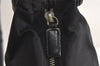 Authentic PRADA Nylon Tessuto Leather Shoulder Hand Bag Purse Black 8081J