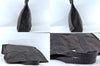 Authentic HERMES Her Line MM Hand Tote Bag Nylon Gray 8081M