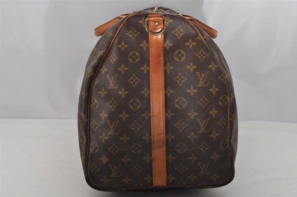 Authentic Louis Vuitton Monogram Keepall Bandouliere 60 M41412 Boston Bag 8082I