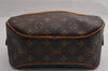 Authentic Louis Vuitton Monogram Blois Shoulder Cross Body Bag M51221 LV 8083I