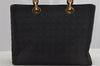 Authentic Christian Dior Lady Dior Cannage Nylon Hand Tote Bag Black CD 8084I