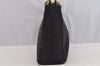 Authentic Christian Dior Lady Dior Cannage Nylon Hand Tote Bag Black CD 8084I