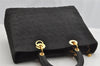 Authentic Christian Dior Lady Dior Cannage Nylon Hand Tote Bag Black CD 8084I