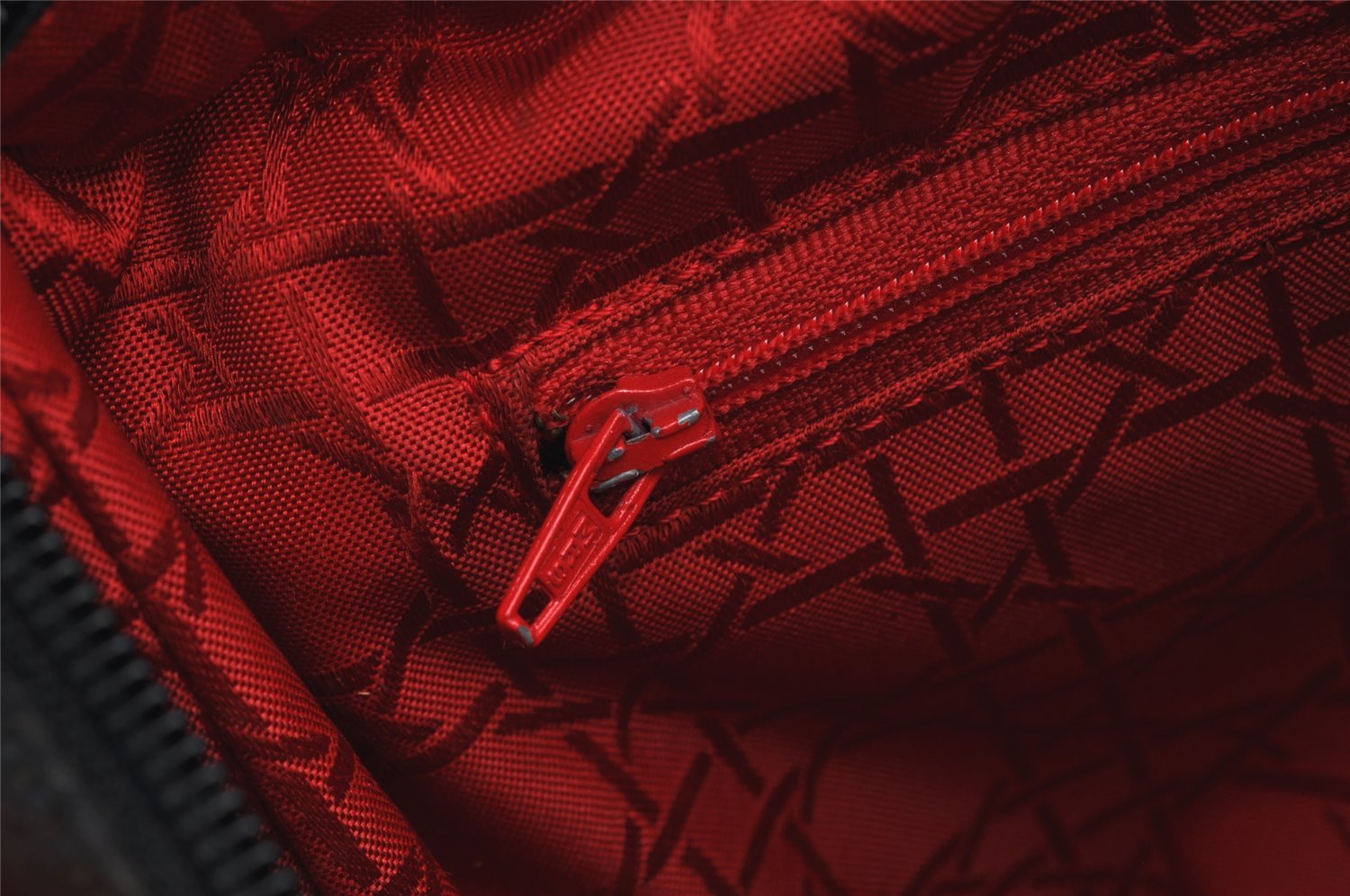 Authentic Christian Dior Lady Dior Cannage Nylon Hand Tote Bag Black CD 8084I