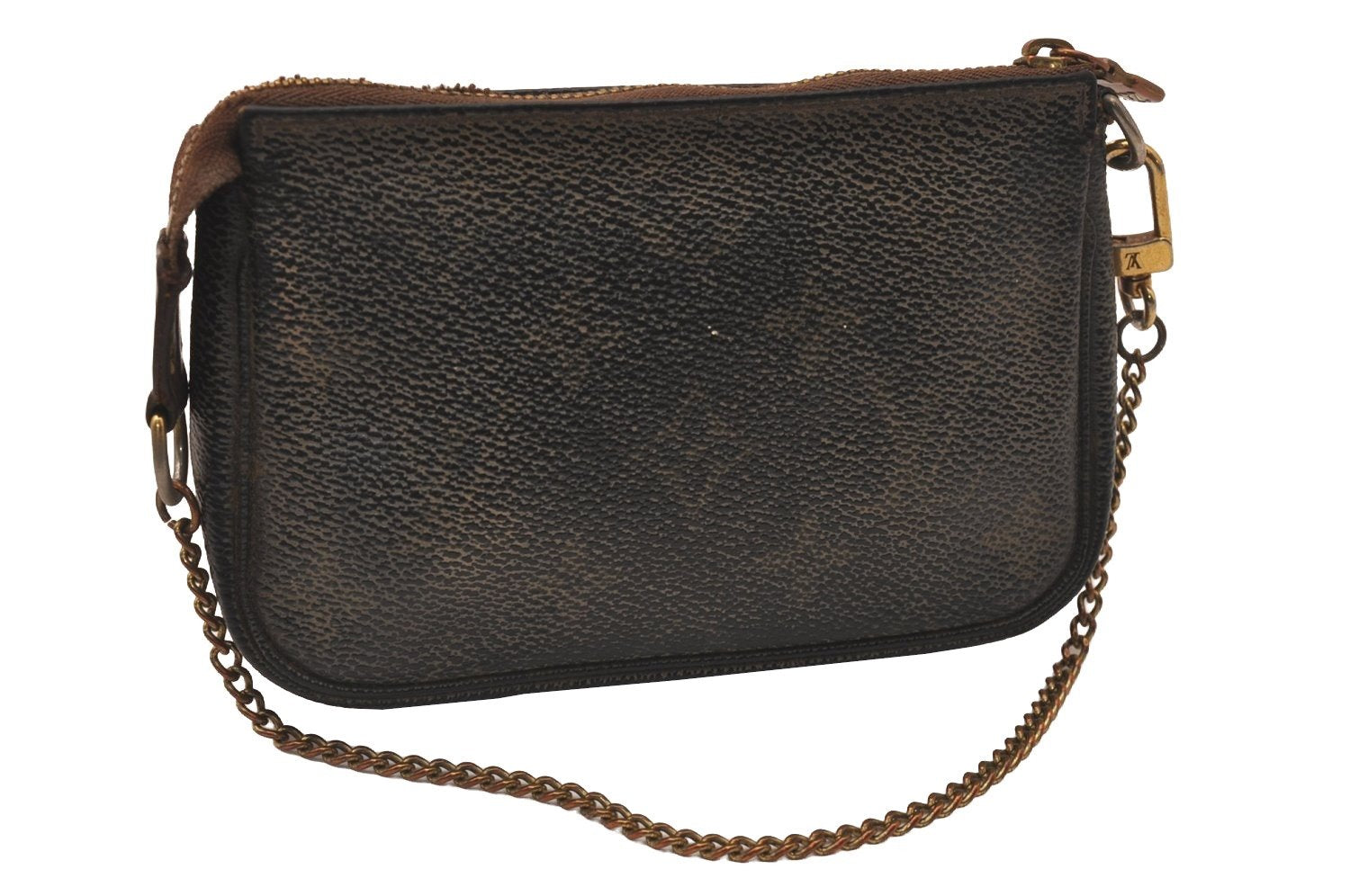 Authentic Louis Vuitton Monogram Mini Pochette Accessoires Pouch M58009 LV 8085J