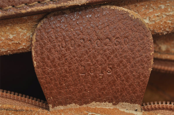 Authentic GUCCI Bamboo Shoulder Hand Bag Leather Brown Junk 8086J