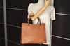 Authentic GUCCI Bamboo Shoulder Hand Bag Leather Brown Junk 8086J