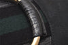 Authentic GUCCI Sherry Line Horsebit Shoulder Bag GG Canvas 137386 Black 8089J