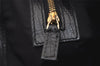 Authentic GUCCI Sherry Line Horsebit Shoulder Bag GG Canvas 137386 Black 8089J