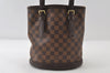Authentic Louis Vuitton Damier Marais Bucket Shoulder Tote Bag N42240 LV 8090I