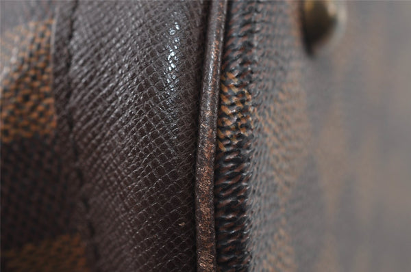 Authentic Louis Vuitton Damier Marais Bucket Shoulder Tote Bag N42240 LV 8090I