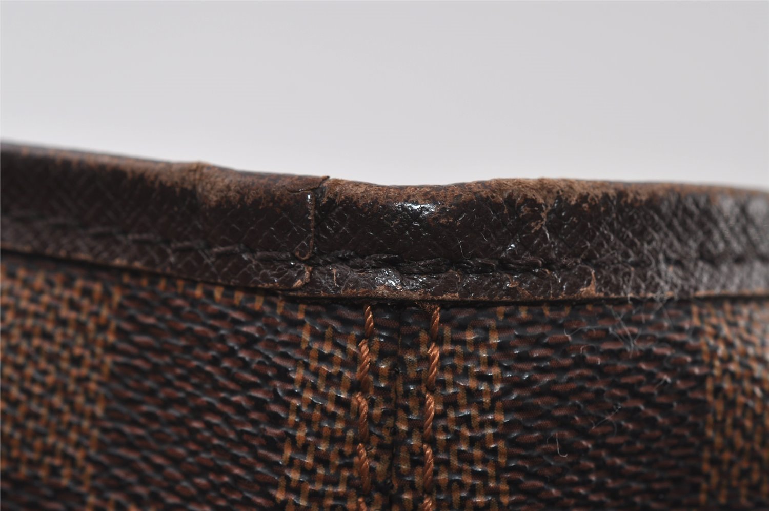 Authentic Louis Vuitton Damier Marais Bucket Shoulder Tote Bag N42240 LV 8090I