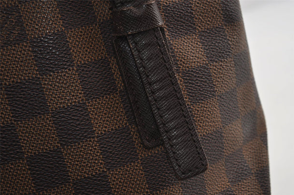 Authentic Louis Vuitton Damier Marais Bucket Shoulder Tote Bag N42240 LV 8090I