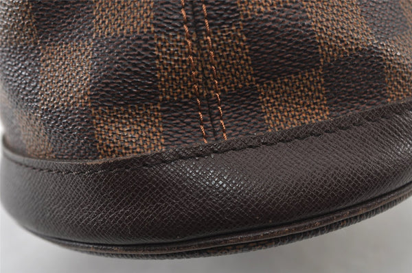 Authentic Louis Vuitton Damier Marais Bucket Shoulder Tote Bag N42240 LV 8090I