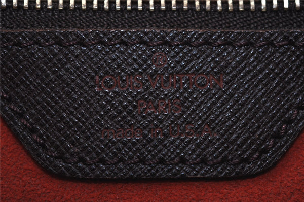 Authentic Louis Vuitton Damier Marais Bucket Shoulder Tote Bag N42240 LV 8090I
