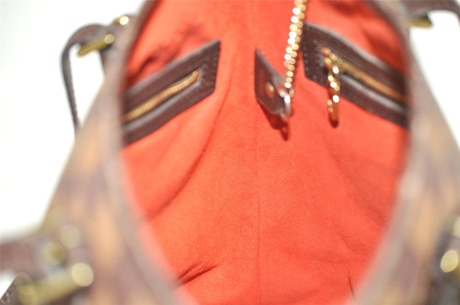 Authentic Louis Vuitton Damier Marais Bucket Shoulder Tote Bag N42240 LV 8090I