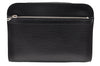Authentic Louis Vuitton Epi Hoche Clutch Hand Bag Purse Black M59362 LV 8091I