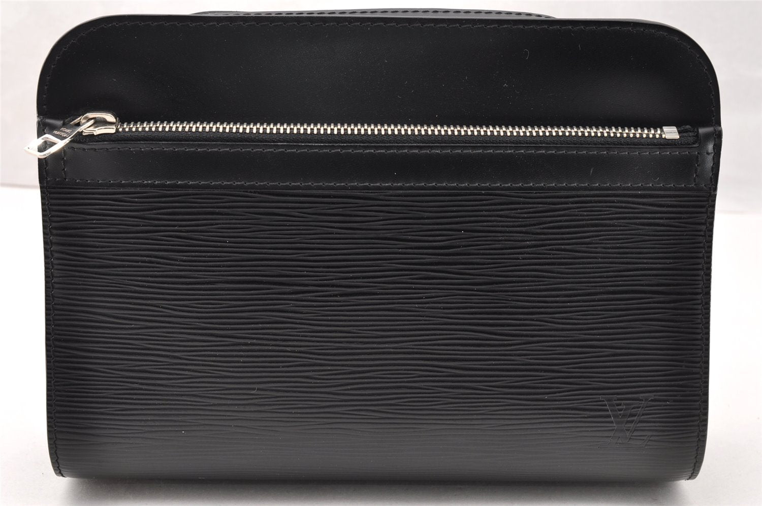 Authentic Louis Vuitton Epi Hoche Clutch Hand Bag Purse Black M59362 LV 8091I